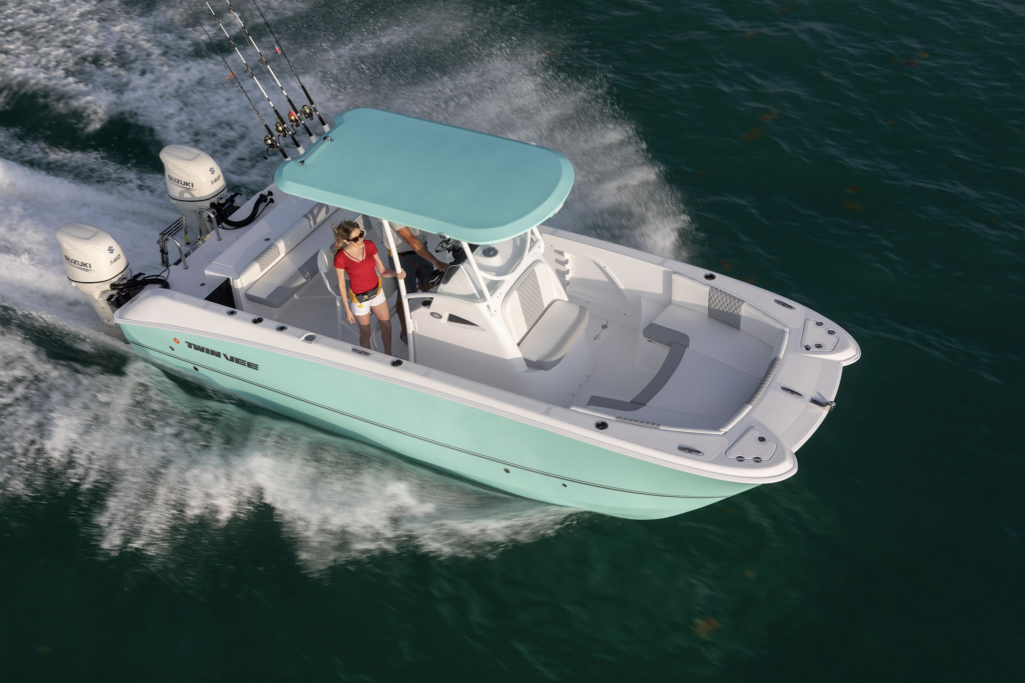 Twin Vee 240 Center Console Featured in August Issue of Rudow’s Fishtalk Magazine