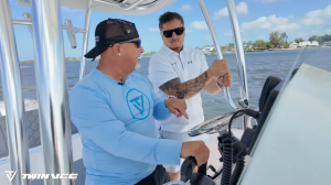 Catamaran steering and trimming tutorial with Twin Vee.